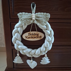 Karácsonyi ajtódísz - Meska.hu