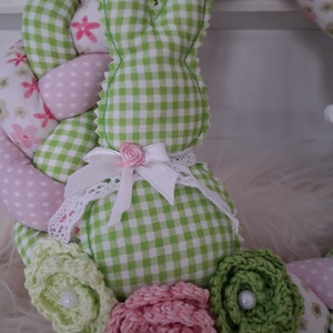 Húsvéti / Tavaszi ajtódísz - ünnepi díszek, dekorációk - húsvéti díszek és dekorációk - húsvéti ajtódísz, kopogtató - Meska.hu