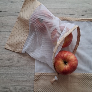 Hálós bevásárló zsák, Táska & Tok, Bevásárlás & Shopper táska, Zöldség/Gyümölcs zsák, Varrás, MESKA