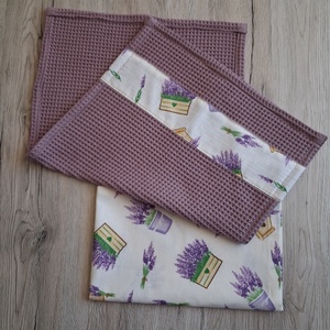 Konyharuha levendula mintával - otthon & életmód - konyhafelszerelés, tálalás - konyhai textil - konyharuha & törlőkendő - Meska.hu