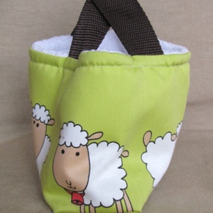 Tojásgyűjtő húsvéti táska gyerekeknek, bárányos-lovacskás -  - Meska.hu