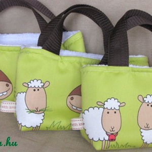 Tojásgyűjtő húsvéti táska gyerekeknek, bárányos-lovacskás -  - Meska.hu