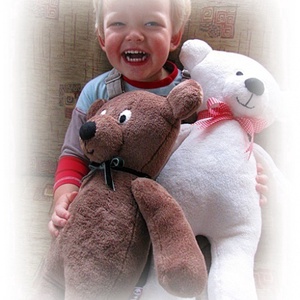 Puha bundás barna mackó -  - Meska.hu