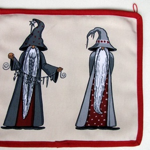 RITKASÁG! Mágusok - varázslós kép, falvédő, , Varrás, MESKA