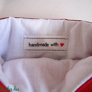 Mikulás váró textilcsizma - Mikulás mintával 2 - karácsony - karácsonyi ajándékozás - karácsonyi ajándékcsomagolás - Meska.hu