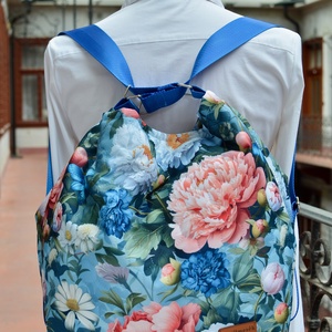 2 in 1 táska - Virágcsokor, Táska & Tok, Variálható táska, Varrás, MESKA