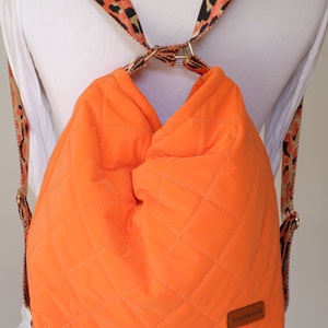 2 in 1 táska - Narancssárga párduc színű - táska & tok - variálható táska - Meska.hu