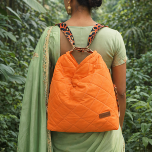 2 in 1 táska - Narancssárga párduc színű, Táska & Tok, Variálható táska, Varrás, MESKA