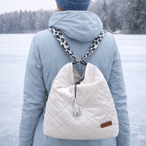 2 in 1 táska - Hópárduc színű, Táska & Tok, Variálható táska, Varrás, MESKA