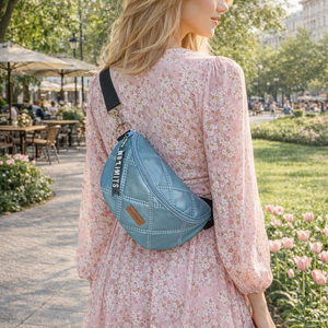 Funnybag - Jégkék - táska & tok - övtáska - Meska.hu