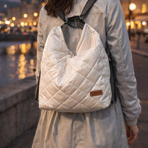 2 in 1 táska - ezüst pántos - táska & tok - variálható táska - Meska.hu