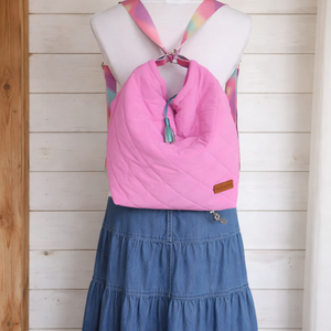 2 in 1 táska - Rózsaszín felhő , Táska & Tok, Variálható táska, Varrás, MESKA