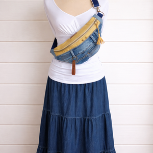 Sunny sling - boho bag, nyári táska - Meska.hu