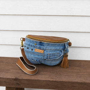 Brown sling - boho bag, nyári táska - Meska.hu