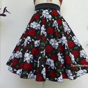 KIVÁNSÁG SZOKNYA Rockabilly Pin Up stílusú pörgős szoknya -  - Meska.hu