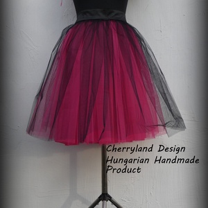Cherryland Design Pink Árnyalat  Tüll Szoknya/ Pink Shades Tulle Skirt, Ruha & Divat, Női ruha, Szoknya, Varrás, MESKA