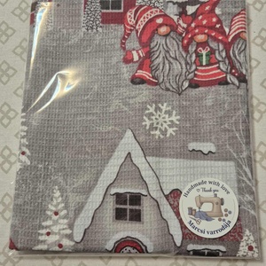 Karácsonyi mintás konyharuha2, Otthon & Életmód, Konyhafelszerelés, tálalás, Konyhai textil, Konyharuha & Törlőkendő, Varrás, MESKA
