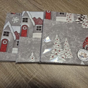 Karácsonyi mintás konyharuha2 - otthon & életmód - konyhafelszerelés, tálalás - konyhai textil - konyharuha & törlőkendő - Meska.hu