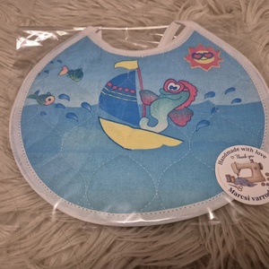 Baba partedli (előke), Baba - mama, Partedli, előke, Szoptatási, etetési kellékek, Varrás, MESKA