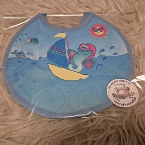 Baba partedli (előke) - baba - mama - szoptatási, etetési kellékek - partedli, előke - Meska.hu