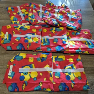 Roll top gyermek mintás uzsonnás tasak - táska & tok - uzsonna- & ebéd tartó - szendvics csomagoló - Meska.hu