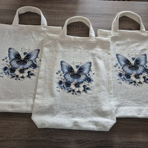 Vászon bevásárlótáska, Táska & Tok, Bevásárlás & Shopper táska, Shopper, textiltáska, szatyor, Varrás, MESKA