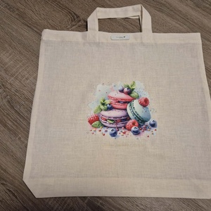 Vászon bevásárlótáska, Táska & Tok, Bevásárlás & Shopper táska, Shopper, textiltáska, szatyor, Varrás, MESKA