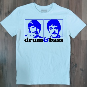 Drum and Bass Beatles póló - ruha & divat - férfi ruha - póló - Meska.hu