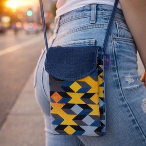 3 rekeszes telefontartós kis táska, vagány parti táska, Táska & Tok, Kézitáska & válltáska, Vállon átvethető táska, Varrás, MESKA