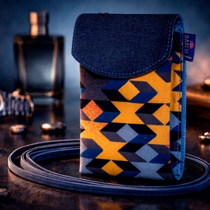 3 rekeszes telefontartós kis táska, vagány parti táska - táska & tok - kézitáska & válltáska - vállon átvethető táska - Meska.hu