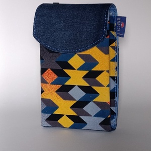 3 rekeszes telefontartós kis táska, vagány parti táska - táska & tok - kézitáska & válltáska - vállon átvethető táska - Meska.hu