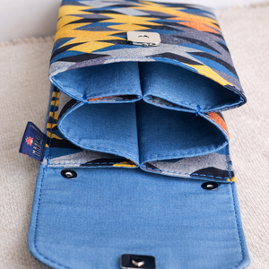 3 rekeszes telefontartós kis táska, vagány parti táska - táska & tok - kézitáska & válltáska - vállon átvethető táska - Meska.hu