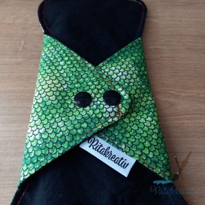Kígyóbőr mosható betét 26cm - szépségápolás - intim higiénia - intimbetét - Meska.hu
