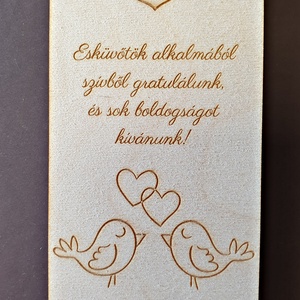 PÉNZÁTADÓ DOBOZ ESKÜVŐRE - esküvő - emlék & ajándék - nászajándék - Meska.hu