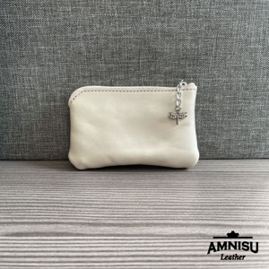 Ekrü egy cipzáras kulcstartó A3001 - táska & tok - kulcstartó & táskadísz - kulcstartó - Meska.hu