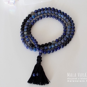 Tisztánlátás Imafüzér - Lapisz Lazuli Mala - Lapisz Lazuli nyaklánc, Lápisz Lazuli nyaklánc, Lápisz Lazuli Mala - otthon & életmód - dekoráció - spiritualitás - mala - Meska.hu