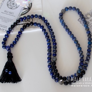 Tisztánlátás Imafüzér - Lapisz Lazuli Mala - Lapisz Lazuli nyaklánc, Lápisz Lazuli nyaklánc, Lápisz Lazuli Mala - otthon & életmód - dekoráció - spiritualitás - mala - Meska.hu