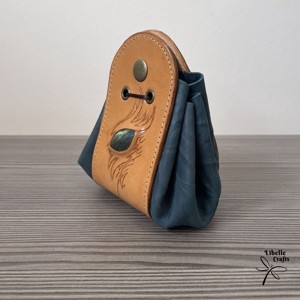 2in1 szütyő és kockatálca - labradorit sárkányszemmel - játék & sport - táblajáték és kártyajáték - társasjátékok - dobókocka - Meska.hu