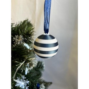3D Nyomtatott Gömb Karácsonyfadísz Kék, Karácsony, Karácsonyi lakásdekoráció, Karácsonyfadíszek, , MESKA