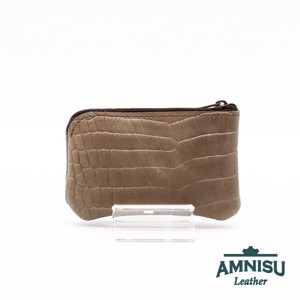 Barna krokkómintás egy cipzáras kulcstartó A9008 - táska & tok - kulcstartó & táskadísz - kulcstartó - Meska.hu