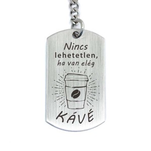 Nincs lehetetlen acél medálos kulcstartó, Táska & Tok, Kulcstartó & Táskadísz, Kulcstartó, , MESKA