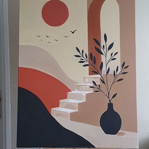 Minimalista festm�ny, Művészet, Festmény, Olajfestmény, Festészet, MESKA