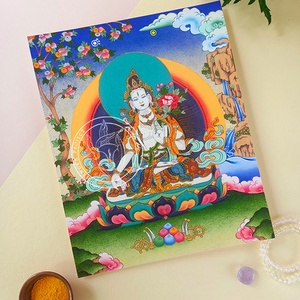 Buddhista Fehér Tárá giclée nyomat - Meska.hu