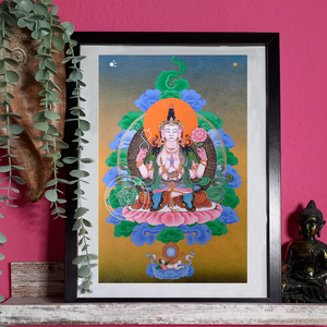 Avalókitésvara / Csenrézi művészi nyomat - művészet - grafika & illusztráció - művészi nyomat - Meska.hu