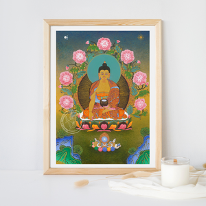 Sákjamuni Buddha művészi nyomat - otthon & életmód - dekoráció - kép & falikép - plakát - Meska.hu