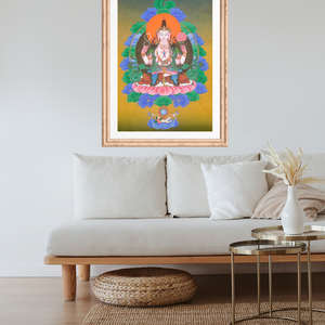 Avalókitésvara, Csenrézi giclée nyomat - művészet - grafika & illusztráció - művészi nyomat - Meska.hu