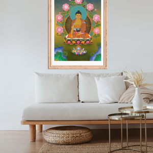Sákjamuni Buddha giclée nyomat - művészet - grafika & illusztráció - művészi nyomat - Meska.hu