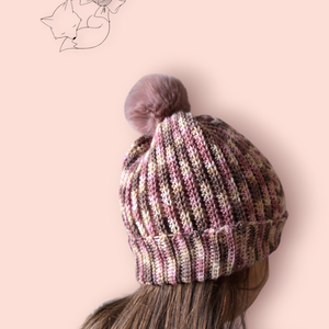 Cseresznyevirágzás gyapjú sapka, Ruha & Divat, Sál, Sapka, Kendő, Stóla, Horgolás, MESKA