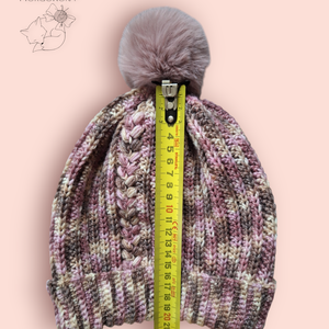 Cseresznyevirágzás gyapjú sapka - ruha & divat - sál, sapka, kendő - stóla - Meska.hu