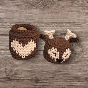 Matrjoska szarvas tároló - otthon & életmód - dekoráció - asztal és polc dekoráció - horgolt & csipketerítő - Meska.hu